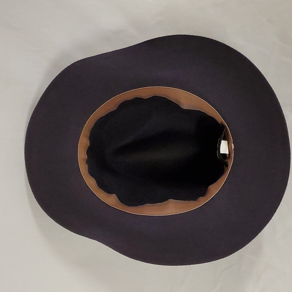 Banana Republic Smoke Grey🍌 Short Brim Hat 100% Wool Fall/Winter - Picture 4 of 4